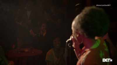- (cheering, whooping)
- SIMONE: Thank you. - American Soul