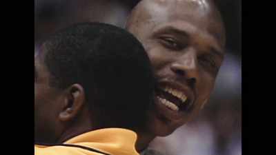 [cheers and applause] - Legacy: The True Story of the LA Lakers