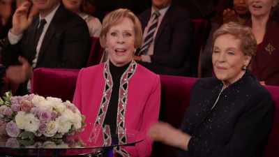 [ Cheers and applause ] - Carol Burnett: 90 Years of Laughter + Love