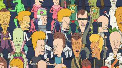[cheers and applause] - Beavis and Butt Head Do the Universe