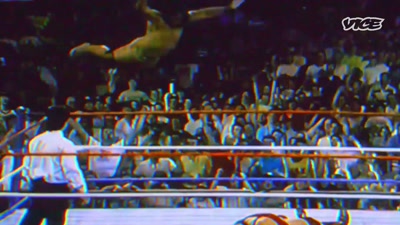 [ Cheers and applause ] - The Nine Lives of Vince McMahon