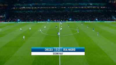 Chelsea begin the second
half where they left off, - Real Madrid: Until the End