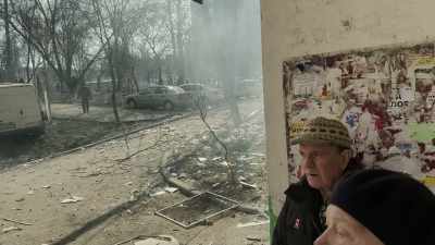 CHERNOV [voice-over]:
Without any information, - 20 Days in Mariupol