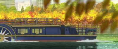 Cherry blossoms fall
like rain here in spring. - Josee, the Tiger and the Fish