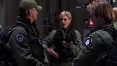 Chevron five encoded. - Stargate SG-1