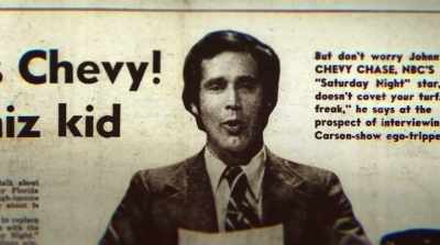Chevy had his "I'm Chevy
Chase, and you're not," - Belushi