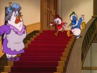 [chewing loudly] - DuckTales