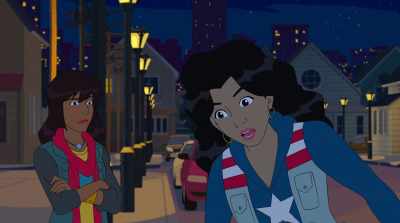 Chicken korma does sound
good... I think. - Marvel Rising: Playing with Fire