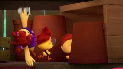[chicks grunting] - The Chicken Squad
