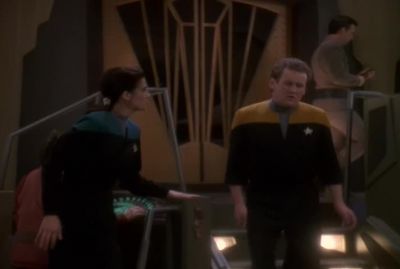 Chief, I was just about
to head down to the Replimat... - Star Trek: Deep Space Nine