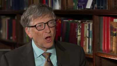 Childhood death has
been cut in half. - Tech Billionaires: Bill Gates
