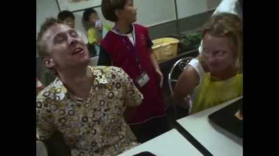 [children chanting playfully] - Daniel