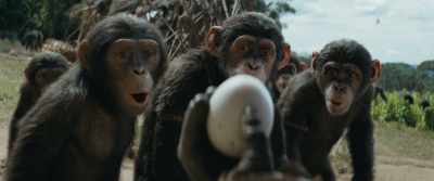 [children gasp, exclaim] - Kingdom of the Planet of the Apes