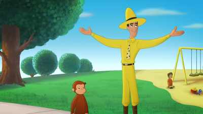 [children laughing] - Curious George: Royal Monkey