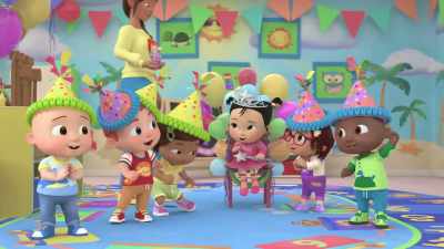 -[children] Wow!
-[giggles] - CoComelon Lane