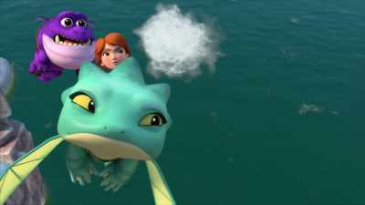 [Chillbert sneezes] - Dragons: Rescue Riders: Huttsgalor Holiday