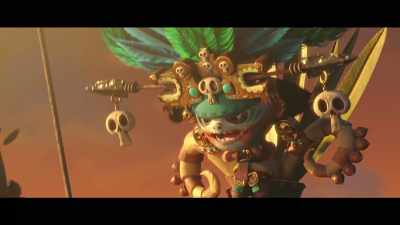 Chimi! Blind that monster! - Maya and the Three