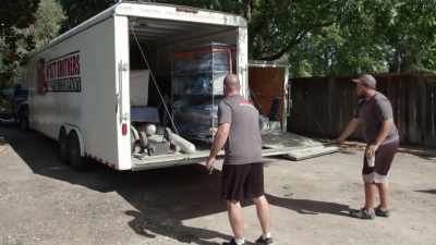 Chip installed that
fountain in the front yard - Fixer Upper: Behind the Design