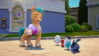 -[chirping]
-[crab claws clicking] - My Little Pony: Make Your Mark