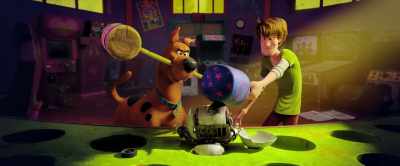- [chirping]
- [Shaggy grunts] - Scoob!