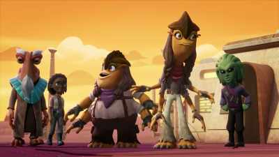[chirps, whistles] - Star Wars: Young Jedi Adventures