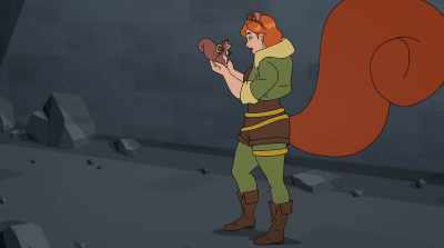 -(CHITTERING)
-(ROARING) - Marvel Rising: Secret Warriors