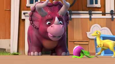- (chittering)
- (roaring) - Dino Ranch