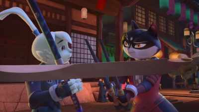 [Chizu grunting] - Samurai Rabbit: The Usagi Chronicles