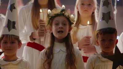 (choir continues singing
in foreign language) - My Norwegian Holiday