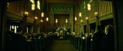 [choir singing] - The Collini Case