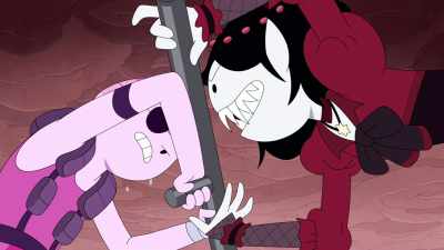 Choke on it.
[ Grunts ] - Adventure Time: Fionna & Cake