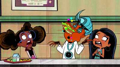 (choking) - Marvel's Moon Girl and Devil Dinosaur