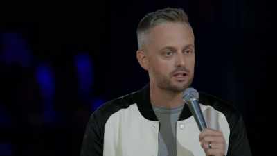 Chomping away." - Nate Bargatze: Hello World