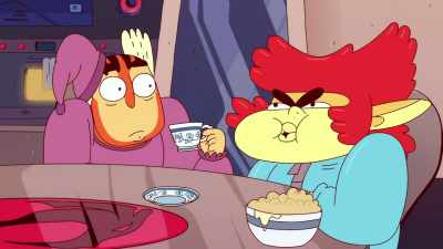 -[chomping noisily]
-[thud] - ThunderCats Roar