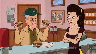 [chomps] For 13 years,
I've been waiting to get back - Corner Gas Animated