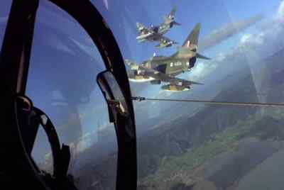 'Chopper One to Blue Section.
Get the hell out of here!' - Sleeping Dogs