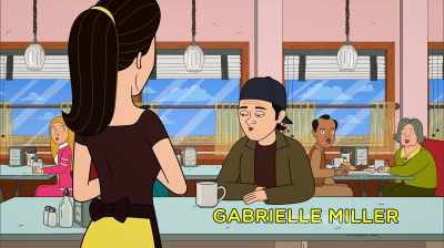 [chortling and "ooh"ing] - Corner Gas Animated