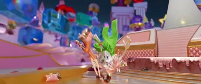 [chorus] ♪ Fame! ♪ - Trolls Band Together