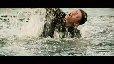 Choy! Stay with him. Swim to shore as fast as you can! Hold on. Preston! Whatever happens, don't let - King Kong