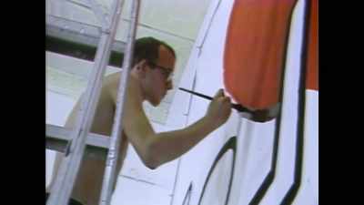 Chris had invited us
to the Keith Haring show. - The Andy Warhol Diaries