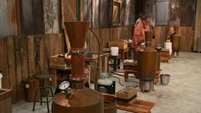 Chris? Looks like you're
ready to start making liquor. - Moonshiners: Master Distiller