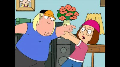 Chris and Meg shouting - Family Guy