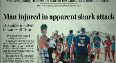 Chris Myers was in the water
with his son - After the Bite