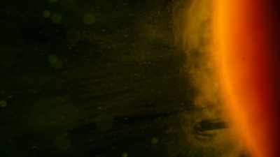 CHRIS: Our sun is constantly
spewing out radiation. - One Strange Rock
