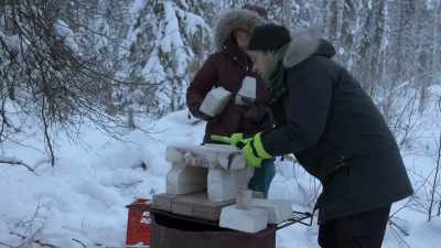 CHRIS:
We need to make a chimney, - Life Below Zero: Next Generation