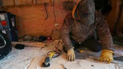 CHRIS: We're gonna make a,
a fish hook and ice pick. - Life Below Zero: First Alaskans