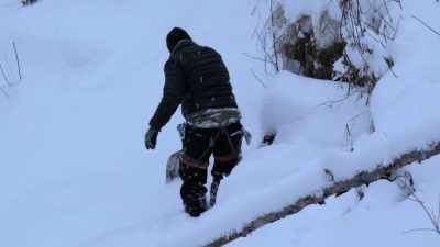 CHRIS: Yeah, right by this
hole here is really tilted. - Life Below Zero: Next Generation