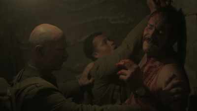 Christ. He did this to himself? - Bunker