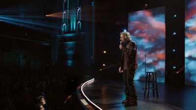 - Christian fascism...
- (AUDIENCE LAUGHING) - Marc Maron: From Bleak to Dark
