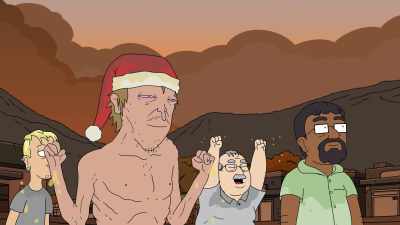 Christmas is
back on! - Yay! - Koala Man